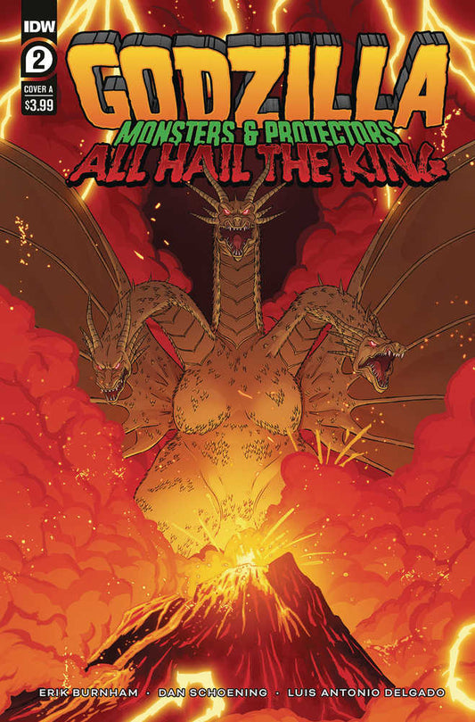 IDW PUBLISHING COMIC BOOK Godzilla Monsters & Protectors All Hail King #2 Cover A Schoen