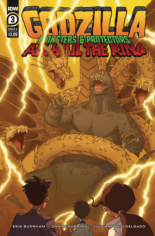 IDW PUBLISHING COMIC BOOK GODZILLA MONSTERS & PROTECTORS ALL HAIL KING #3 CVR A SCHOEN