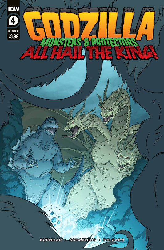 IDW PUBLISHING COMIC BOOK GODZILLA MONSTERS & PROTECTORS ALL HAIL KING #4 CVR A