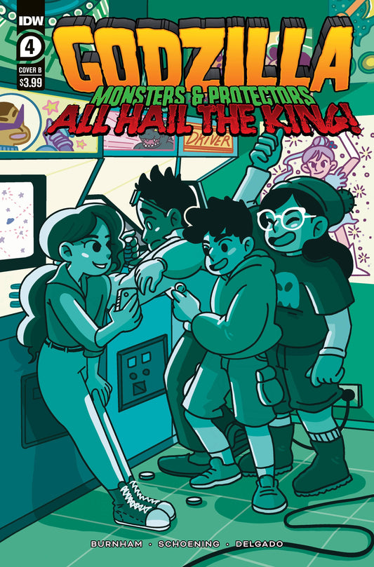 IDW PUBLISHING COMIC BOOK GODZILLA MONSTERS & PROTECTORS ALL HAIL KING #4 CVR B BELL