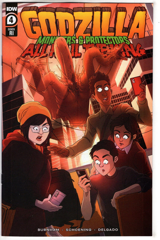 IDW PUBLISHING COMIC BOOK GODZILLA MONSTERS & PROTECTORS ALL HAIL KING #4 CVR RI