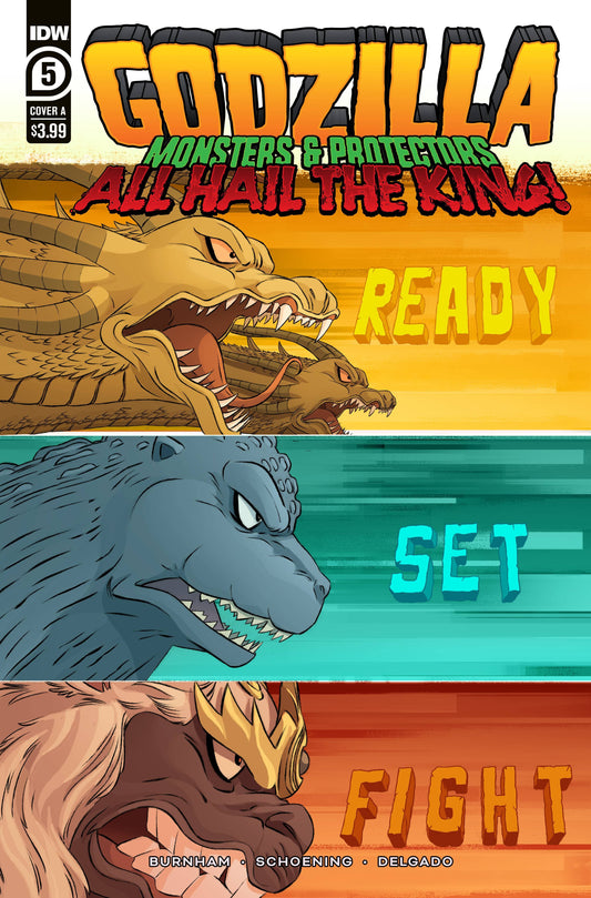 IDW PUBLISHING COMIC BOOK GODZILLA MONSTERS & PROTECTORS ALL HAIL KING #5 CVR A