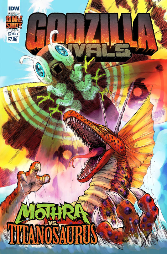 IDW PUBLISHING COMIC BOOK GODZILLA RIVALS MOTHRA VS TITANOSAURUS CVR A WIND (MR)