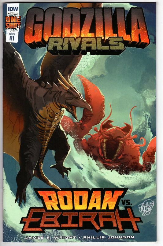 IDW PUBLISHING COMIC BOOK GODZILLA RIVALS RODAN VS EBIRAH CVR RI