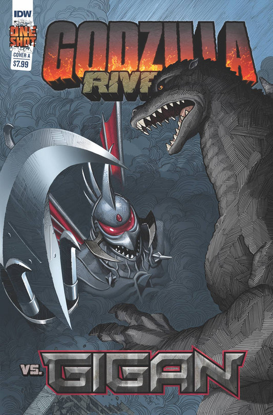 IDW PUBLISHING COMIC BOOK GODZILLA RIVALS VS GIGAN ONESHOT CVR A EJ SU