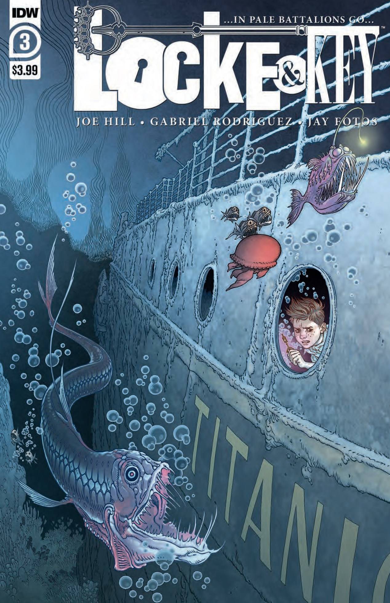 IDW PUBLISHING COMIC BOOK LOCKE & KEY IN PALE BATTALIONS GO #3 (OF 3)