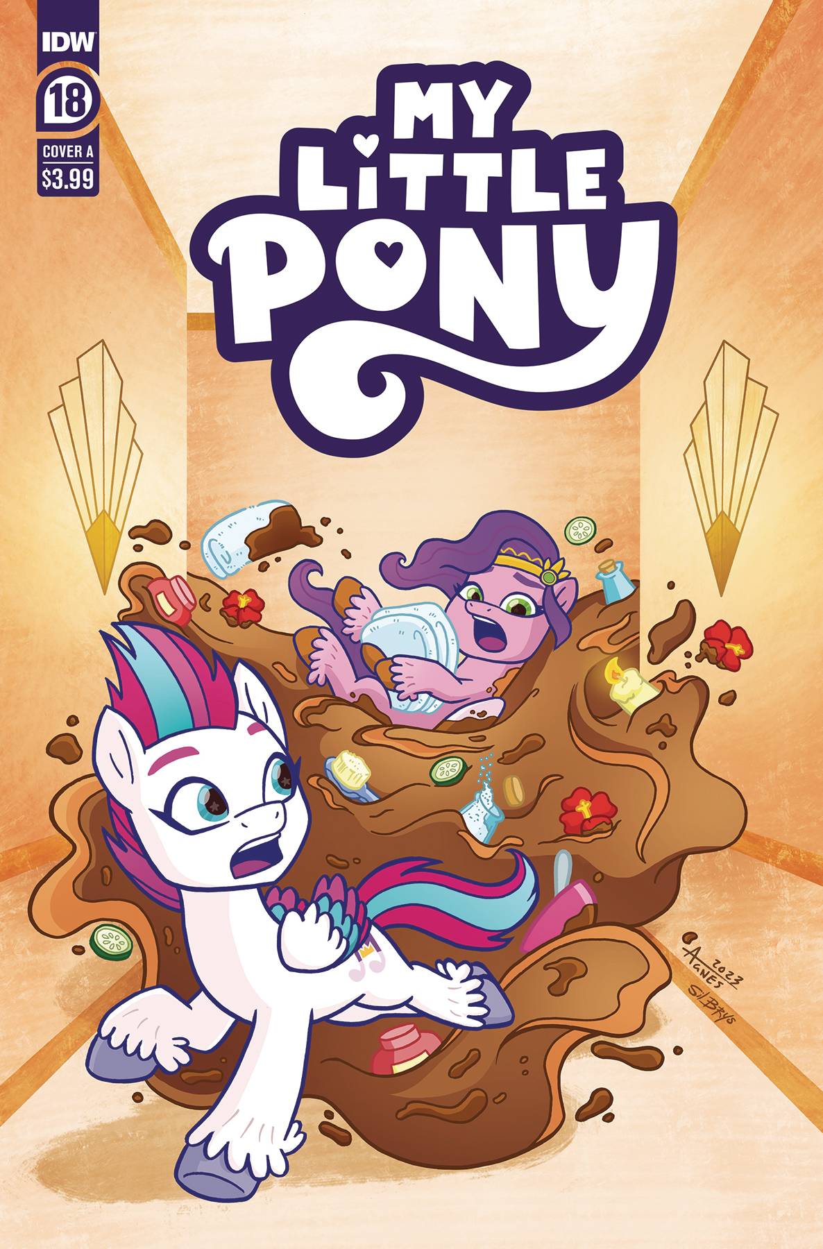 IDW PUBLISHING COMIC BOOK MY LITTLE PONY #18 CVR A GARBOWSKA