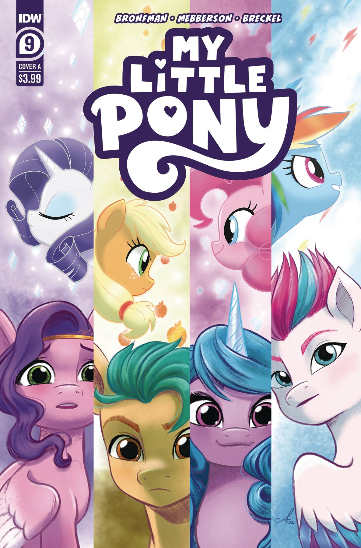 IDW PUBLISHING COMIC BOOK MY LITTLE PONY #9 CVR A MEBBERSON
