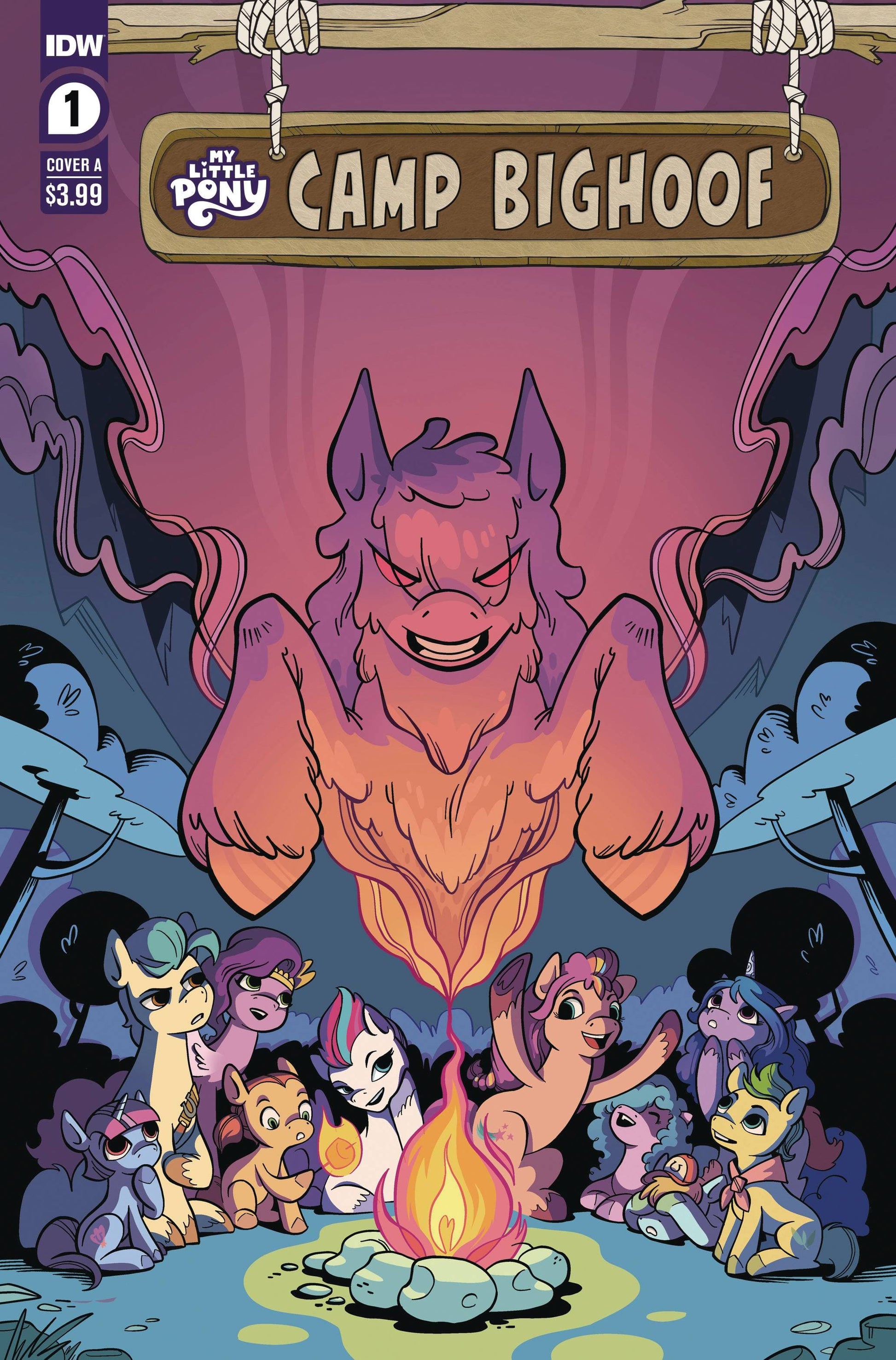 IDW PUBLISHING COMIC BOOK MY LITTLE PONY CAMP BIGHOOF #1 CVR A SHERRON