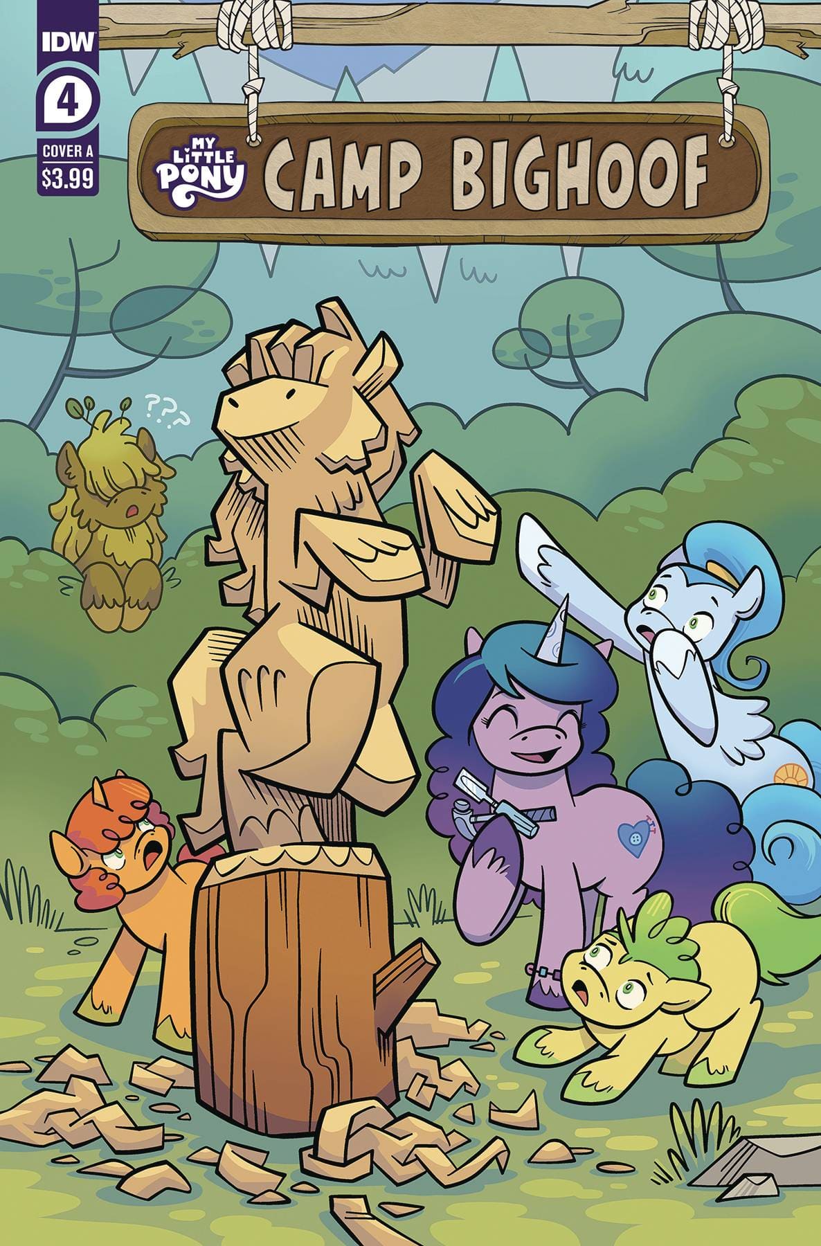 IDW PUBLISHING COMIC BOOK MY LITTLE PONY CAMP BIGHOOF #4 CVR A SHERRON