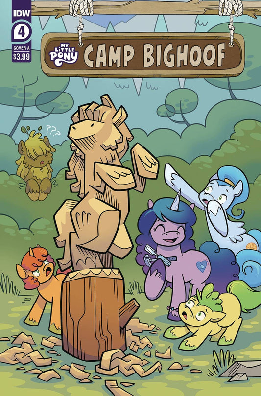 IDW PUBLISHING COMIC BOOK MY LITTLE PONY CAMP BIGHOOF #4 CVR A SHERRON
