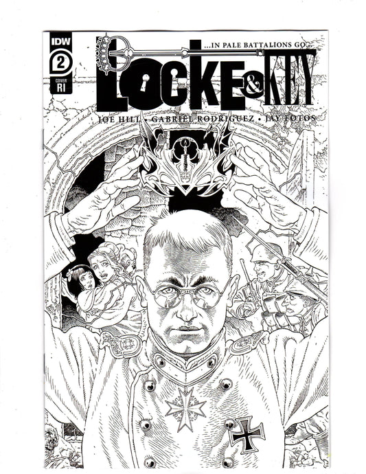 IDW PUBLISHING comic book NM LOCKE & KEY IN PALE BATTALIONS GO #2 (OF 3) 10 COPY INCV ROD