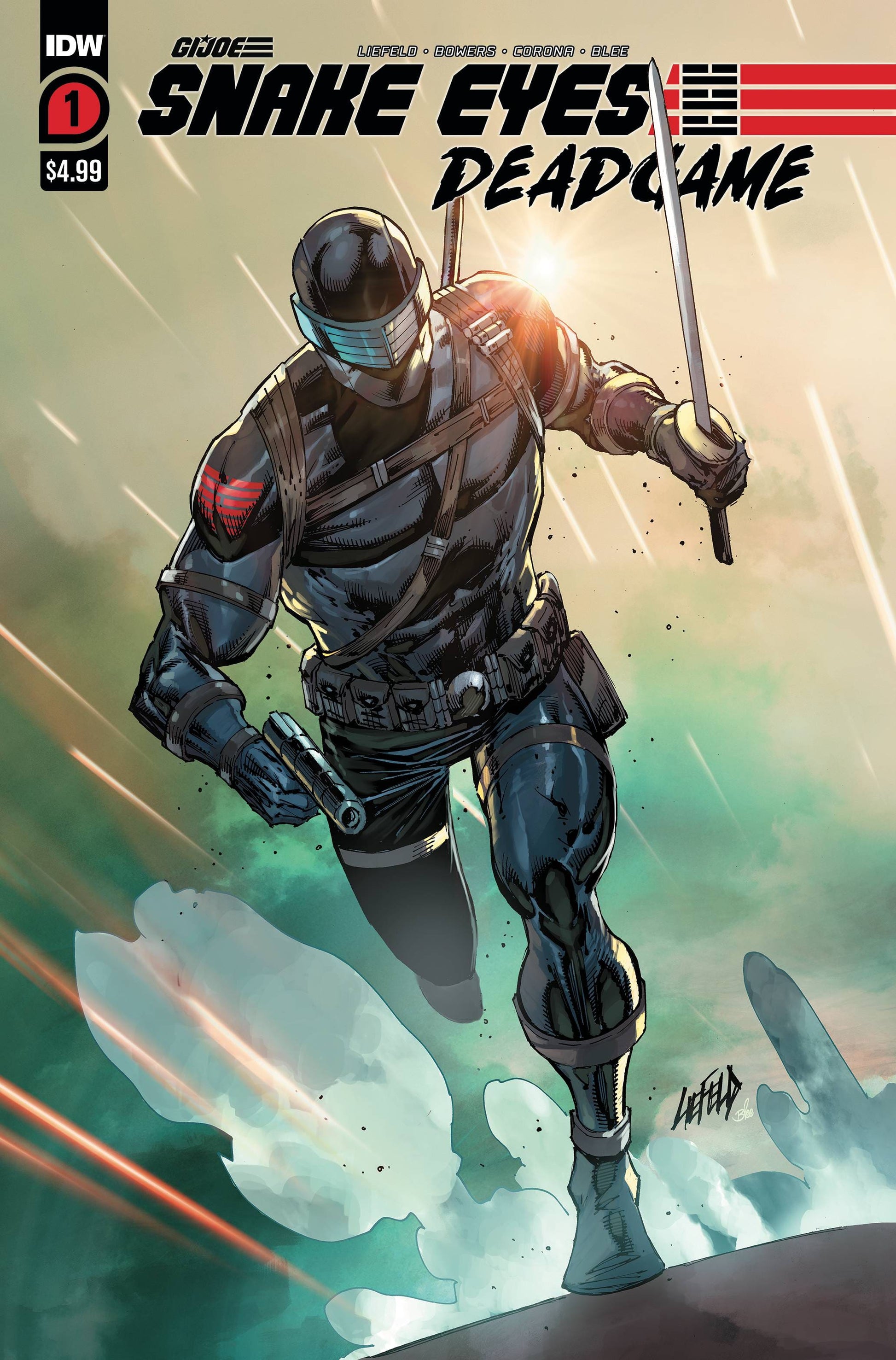 IDW PUBLISHING comic book NM SNAKE EYES DEADGAME #1 (OF 5) 2ND PTG