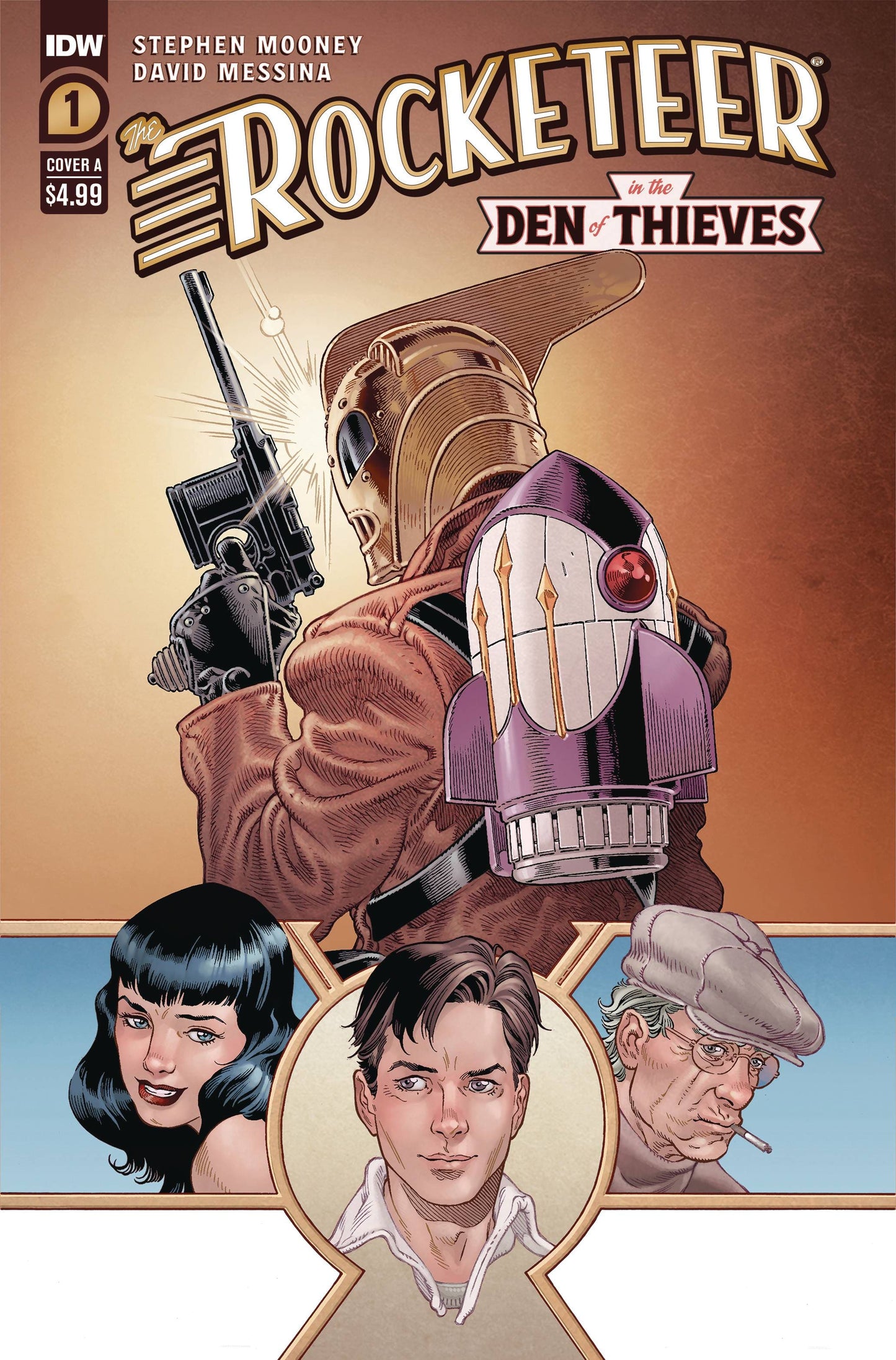 IDW PUBLISHING COMIC BOOK ROCKETEER IN THE DEN OF THIEVES #1 CVR A RODRIGUEZ