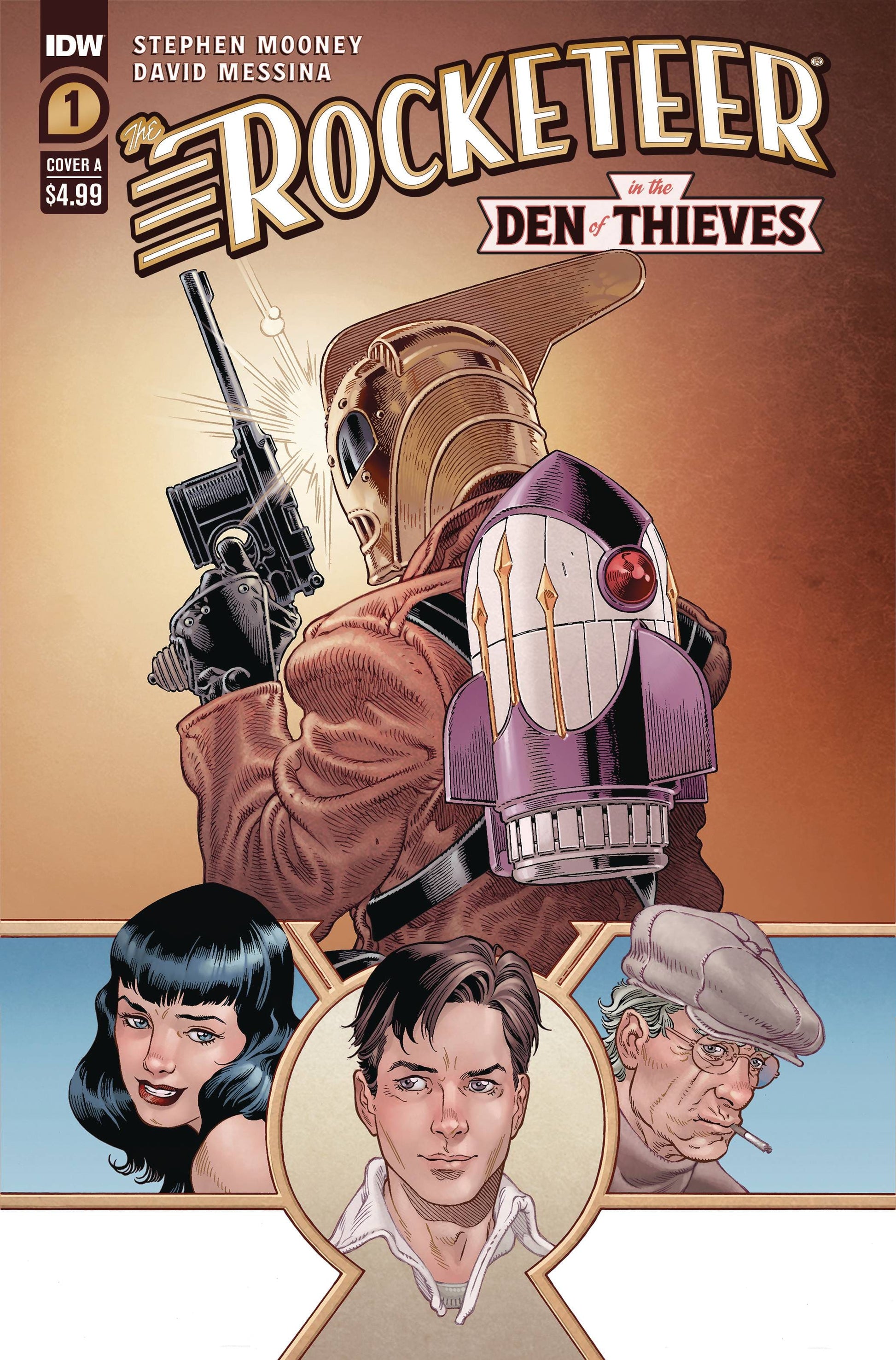 IDW PUBLISHING COMIC BOOK ROCKETEER IN THE DEN OF THIEVES #1 CVR A RODRIGUEZ