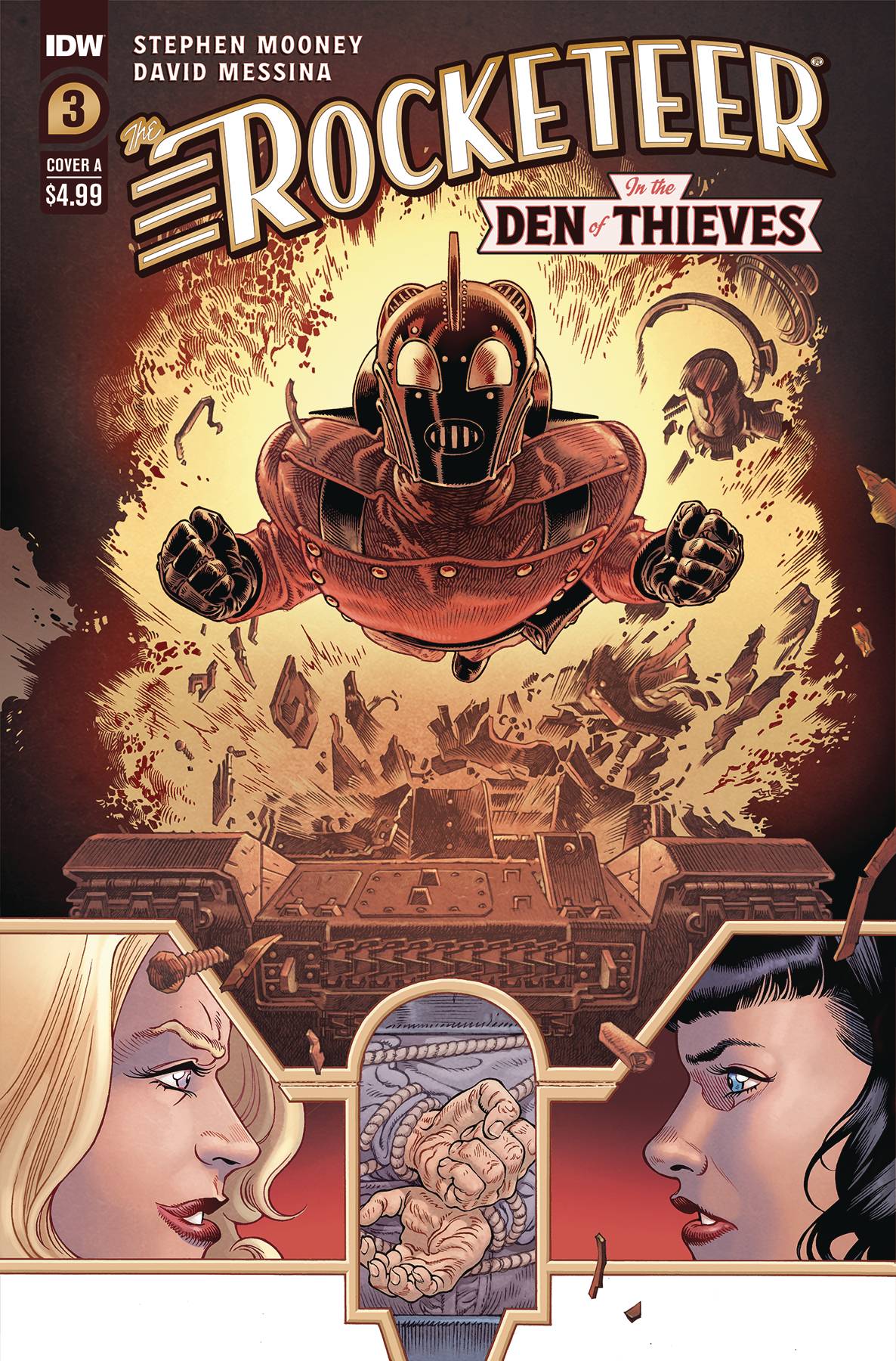 IDW PUBLISHING COMIC BOOK ROCKETEER IN THE DEN OF THIEVES #3 CVR A RODRIGUEZ