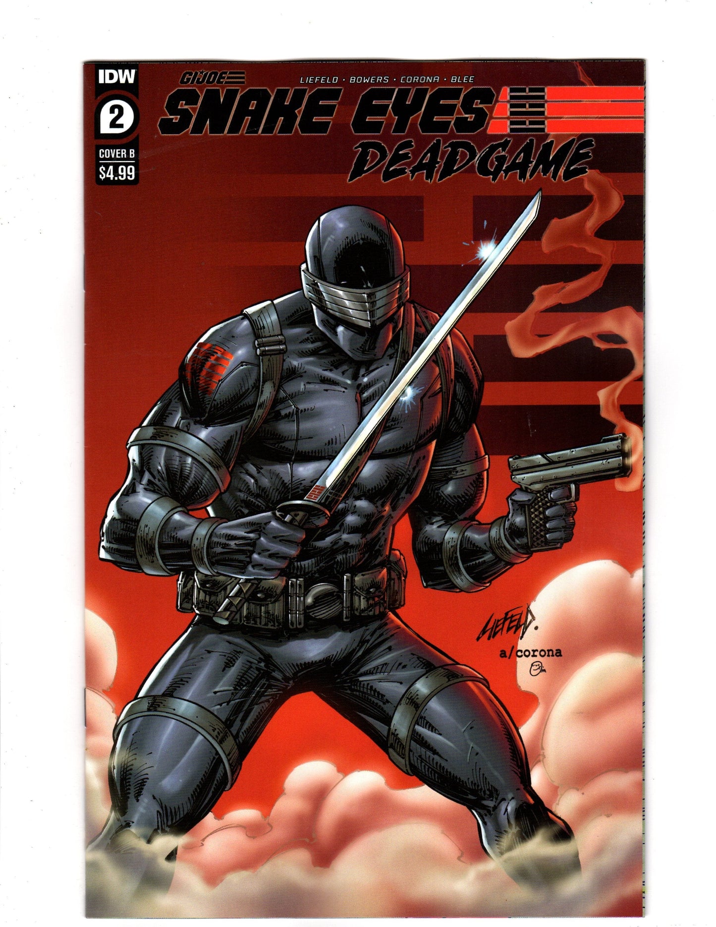 IDW PUBLISHING comic book SNAKE EYES DEADGAME #2 (OF 6) CVR B LIEFELD