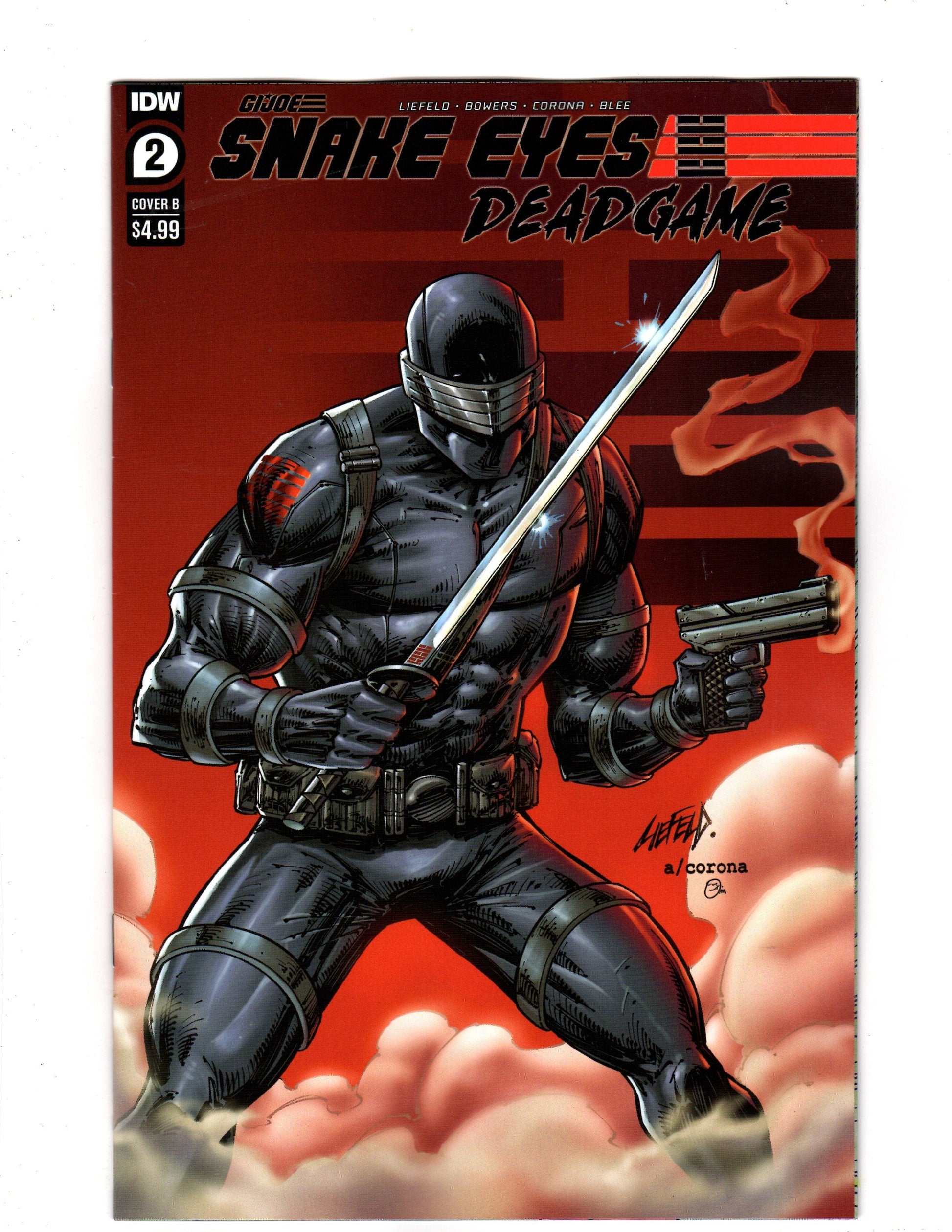 IDW PUBLISHING comic book SNAKE EYES DEADGAME #2 (OF 6) CVR B LIEFELD