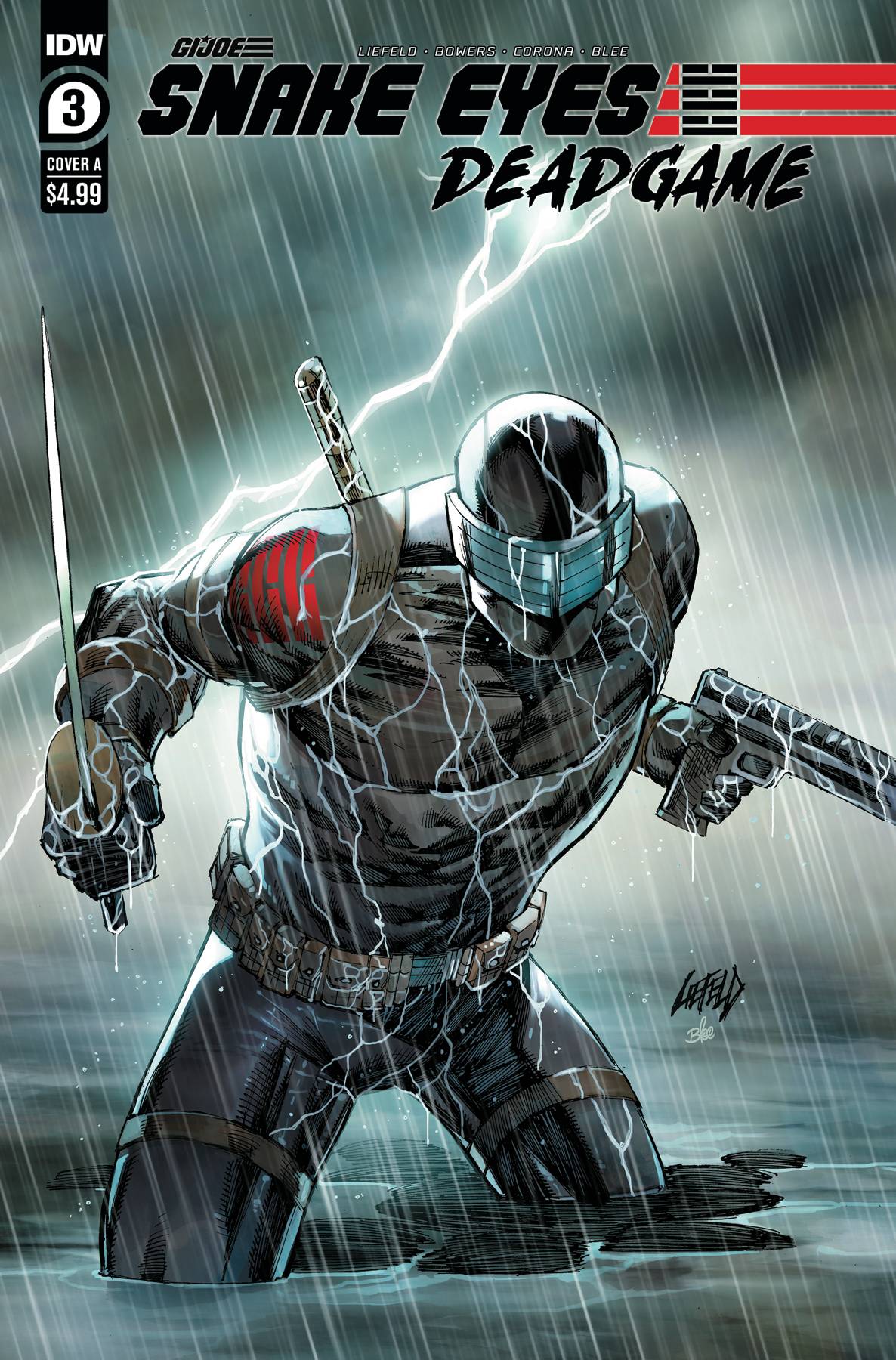 IDW PUBLISHING COMIC BOOK SNAKE EYES DEADGAME #3 (OF 6) CVR A LIEFELD