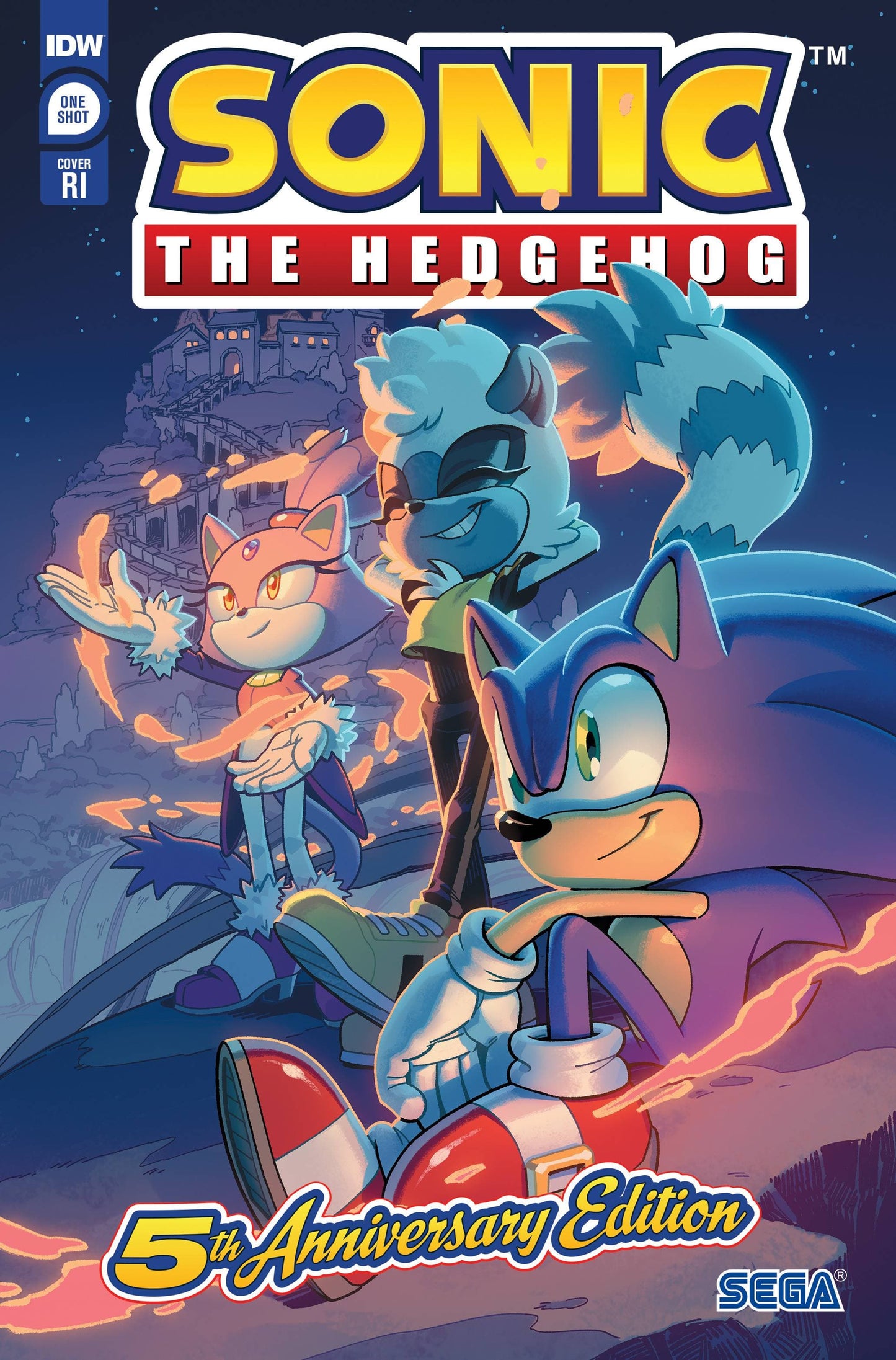 IDW PUBLISHING COMIC BOOK SONIC THE HEDGEHOG #1 5TH ANNV ED CVR F 25 COPY INCV STANLEY