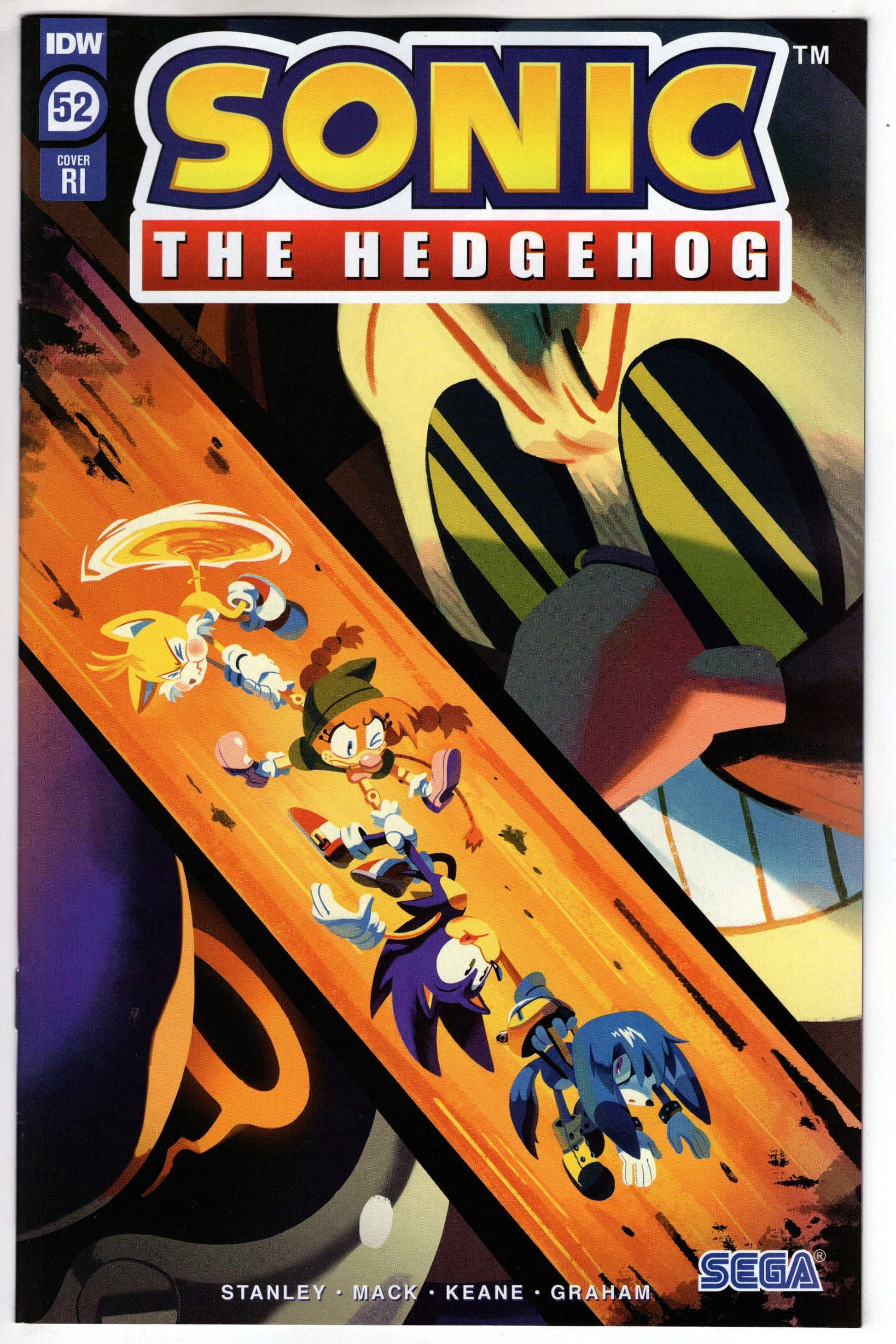 IDW PUBLISHING COMIC BOOK SONIC THE HEDGEHOG #52 CVR C VARIANT