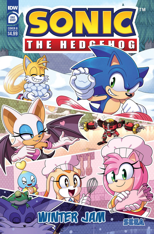 IDW PUBLISHING COMIC BOOK SONIC THE HEDGEHOG WINTER JAM ONESHOT #1 CVR B OZ