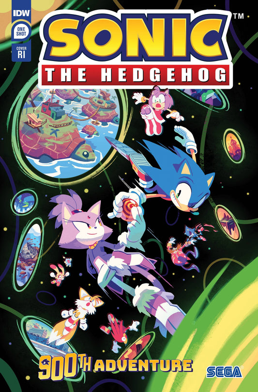 IDW PUBLISHING COMIC BOOK SONIC THE HEDGEHOGS 900TH ADVENTURE CVR E 10 FOURDRAINE