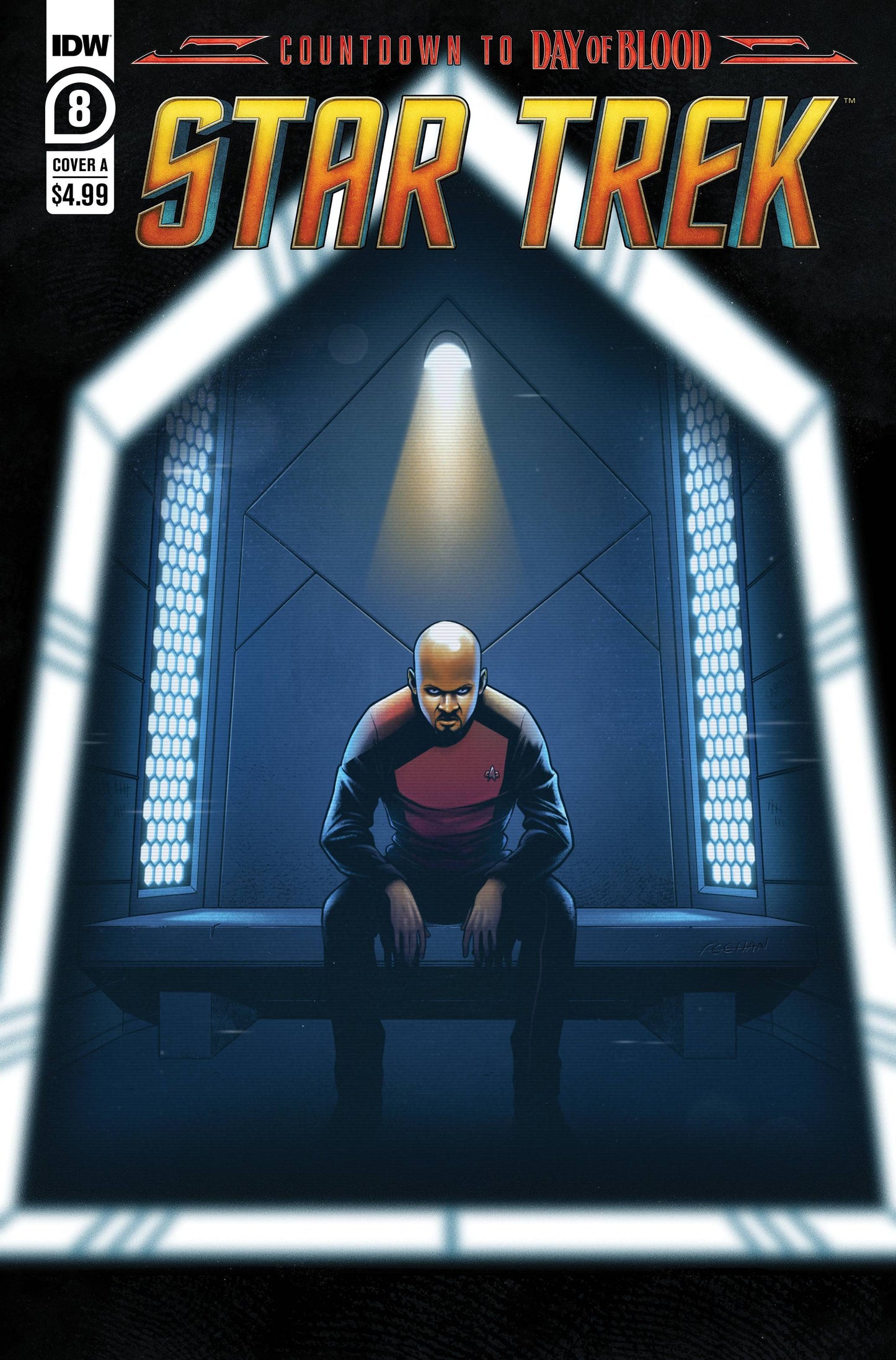 IDW PUBLISHING COMIC BOOK STAR TREK #8 CVR A FEEHAN