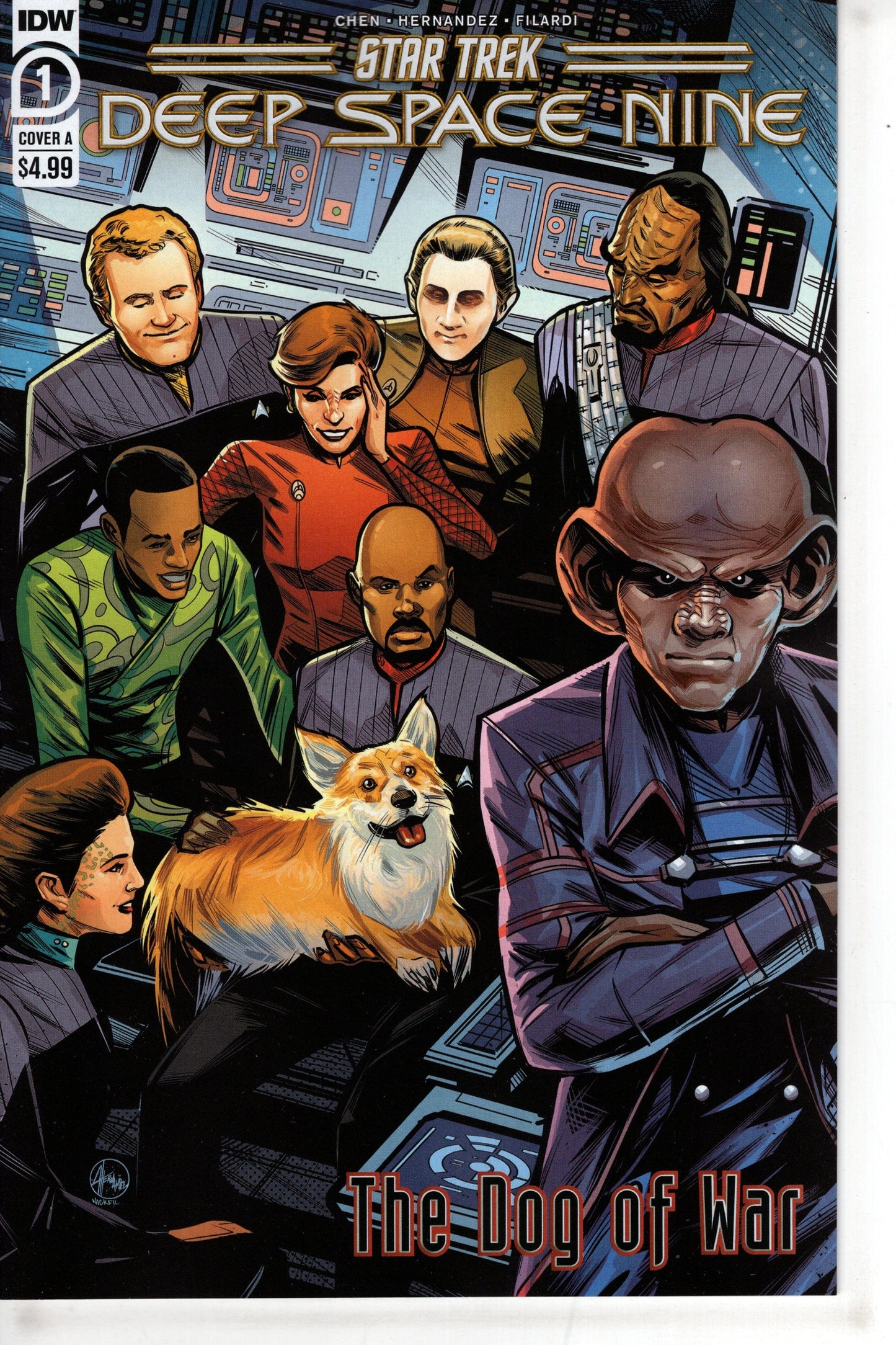 IDW PUBLISHING COMIC BOOK STAR TREK DS9 DOG OF WAR #1 CVR A HERNANDEZ