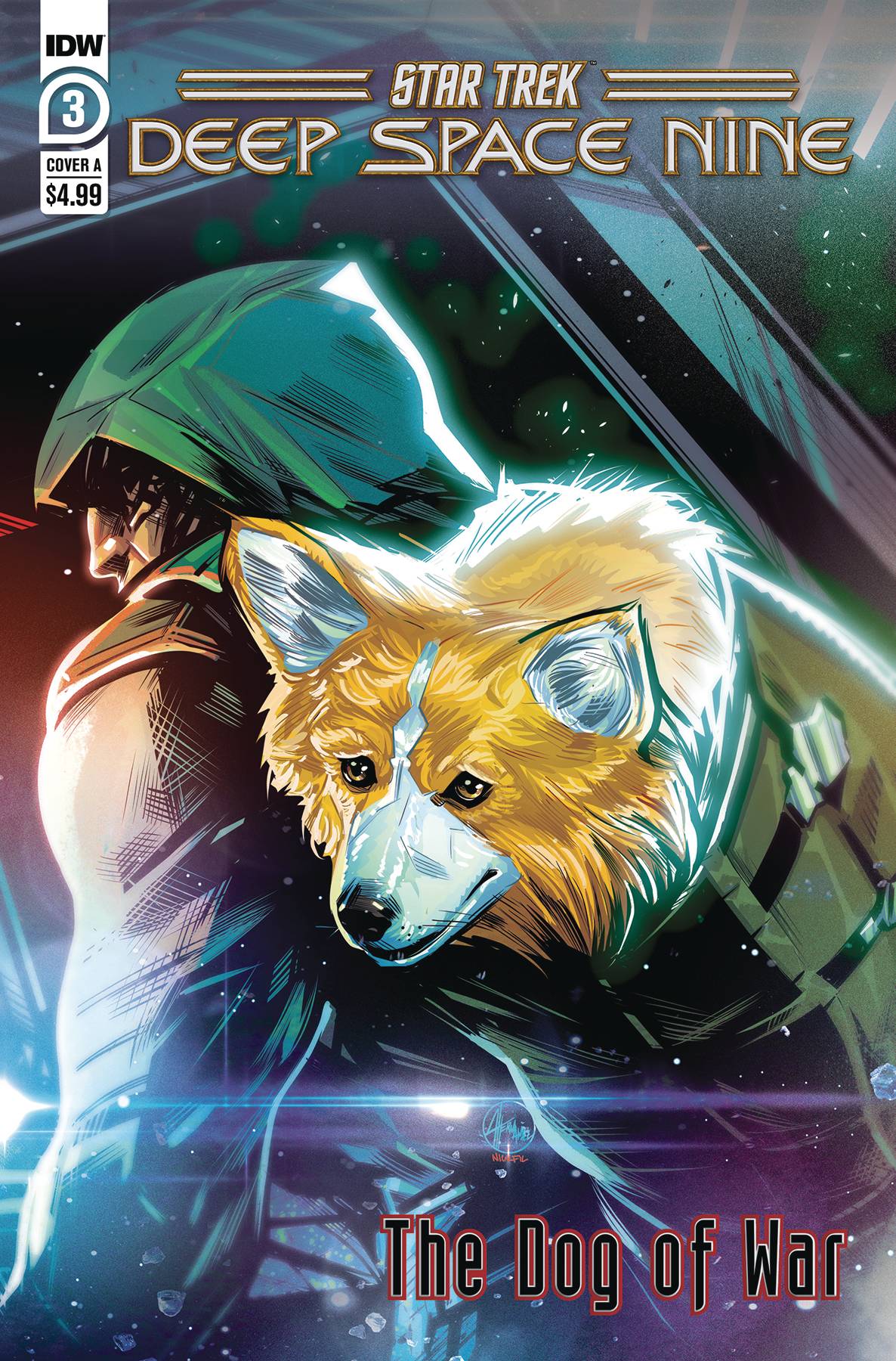 IDW PUBLISHING COMIC BOOK STAR TREK DS9 DOG OF WAR #3 CVR A HERNANDEZ