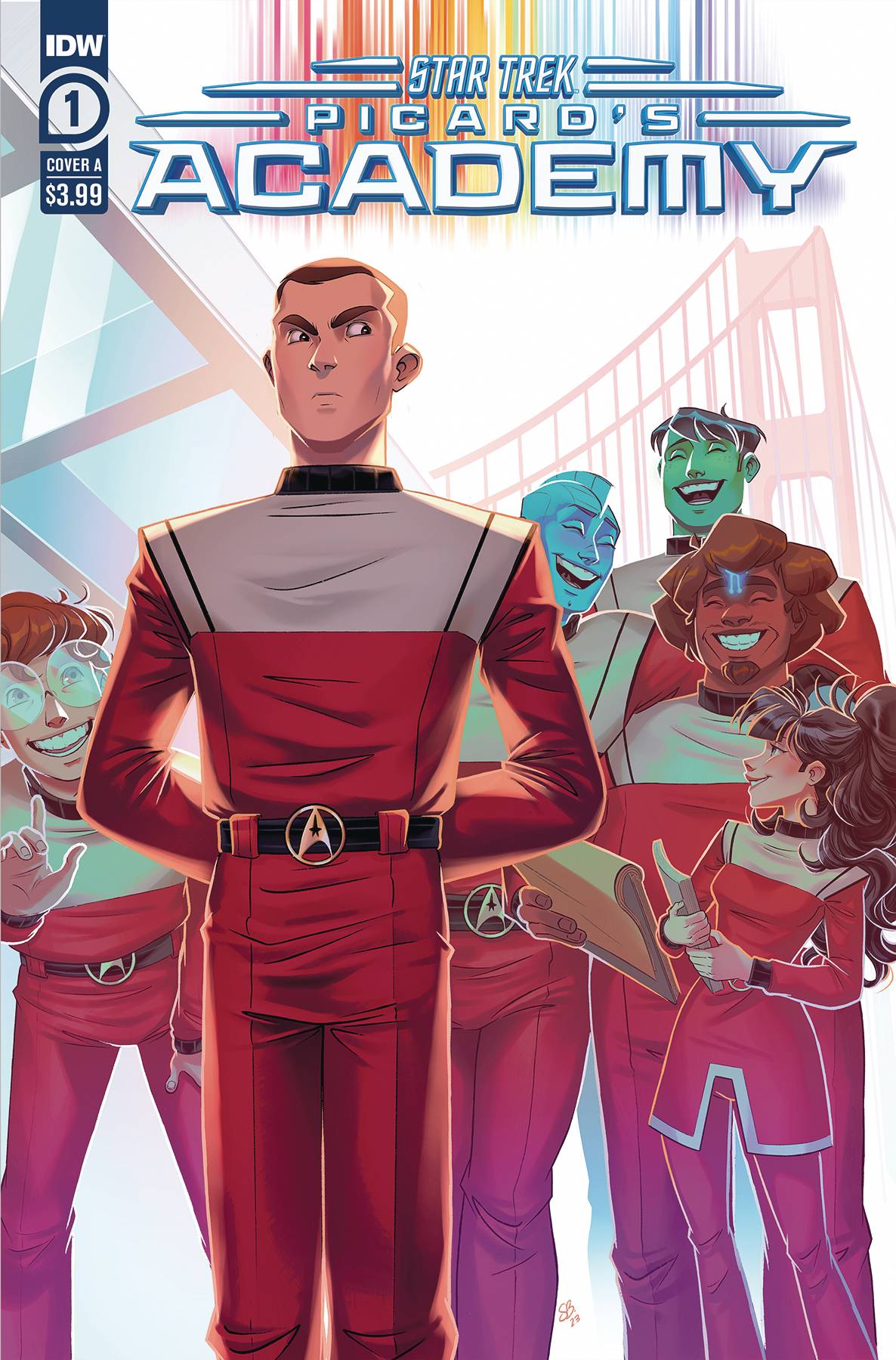 IDW PUBLISHING COMIC BOOK STAR TREK PICARDS ACADEMY #1 CVR A BOO