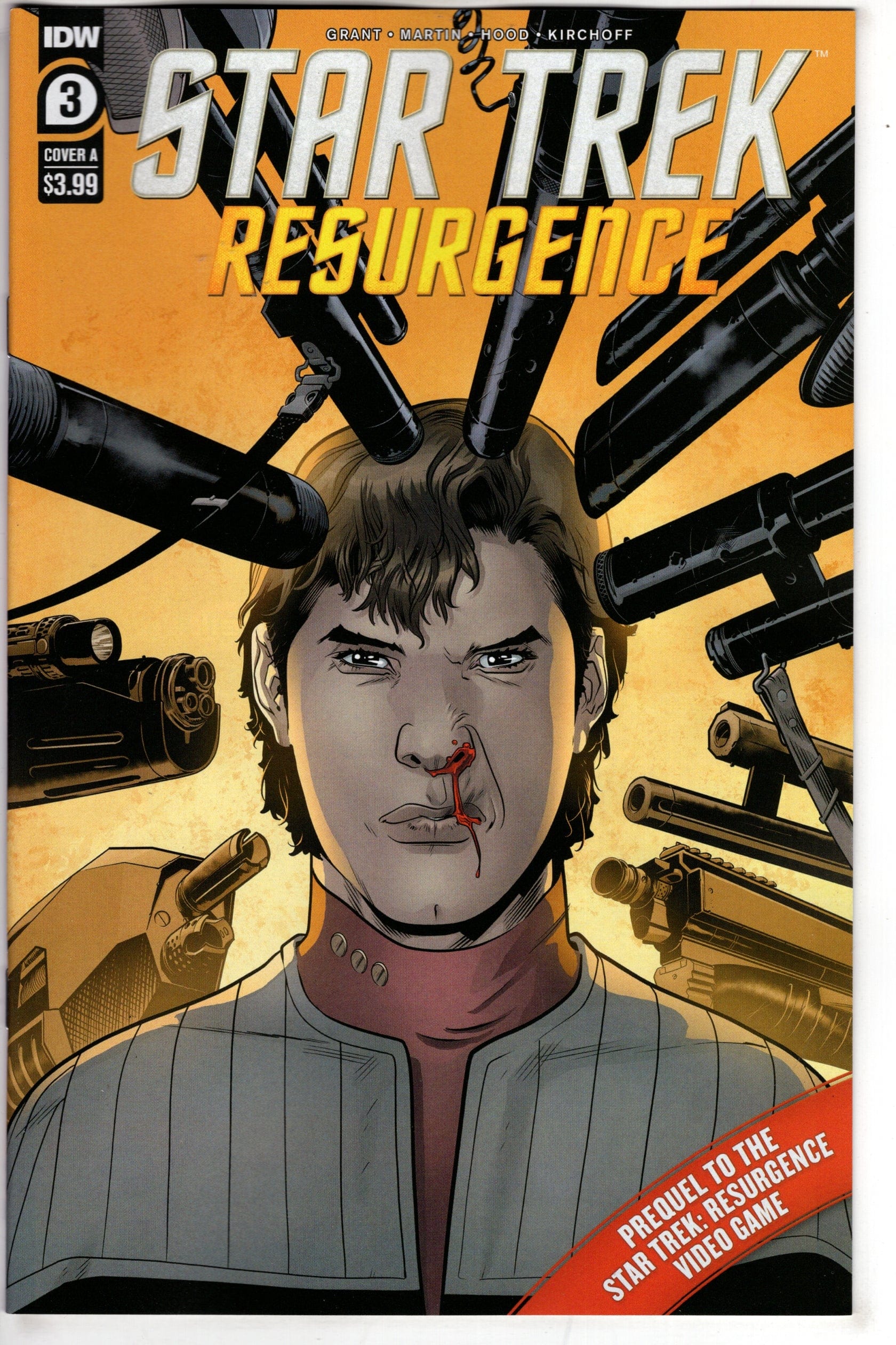 IDW PUBLISHING COMIC BOOK STAR TREK RESURGENCE #3 CVR A HOOD