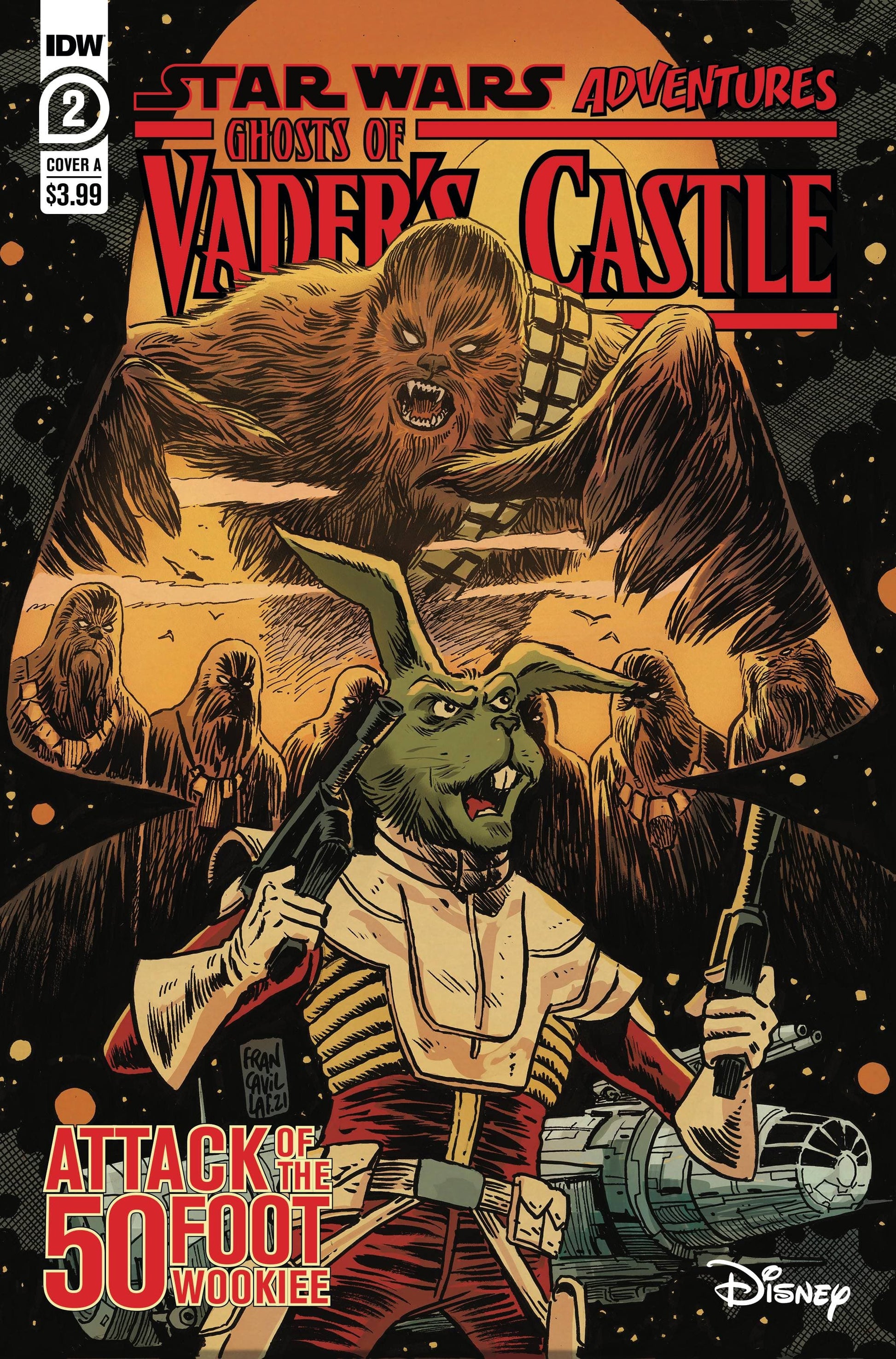IDW PUBLISHING COMIC BOOK STAR WARS ADV GHOST VADERS CASTLE #2 (OF 5) CVR A FRANCAVILL