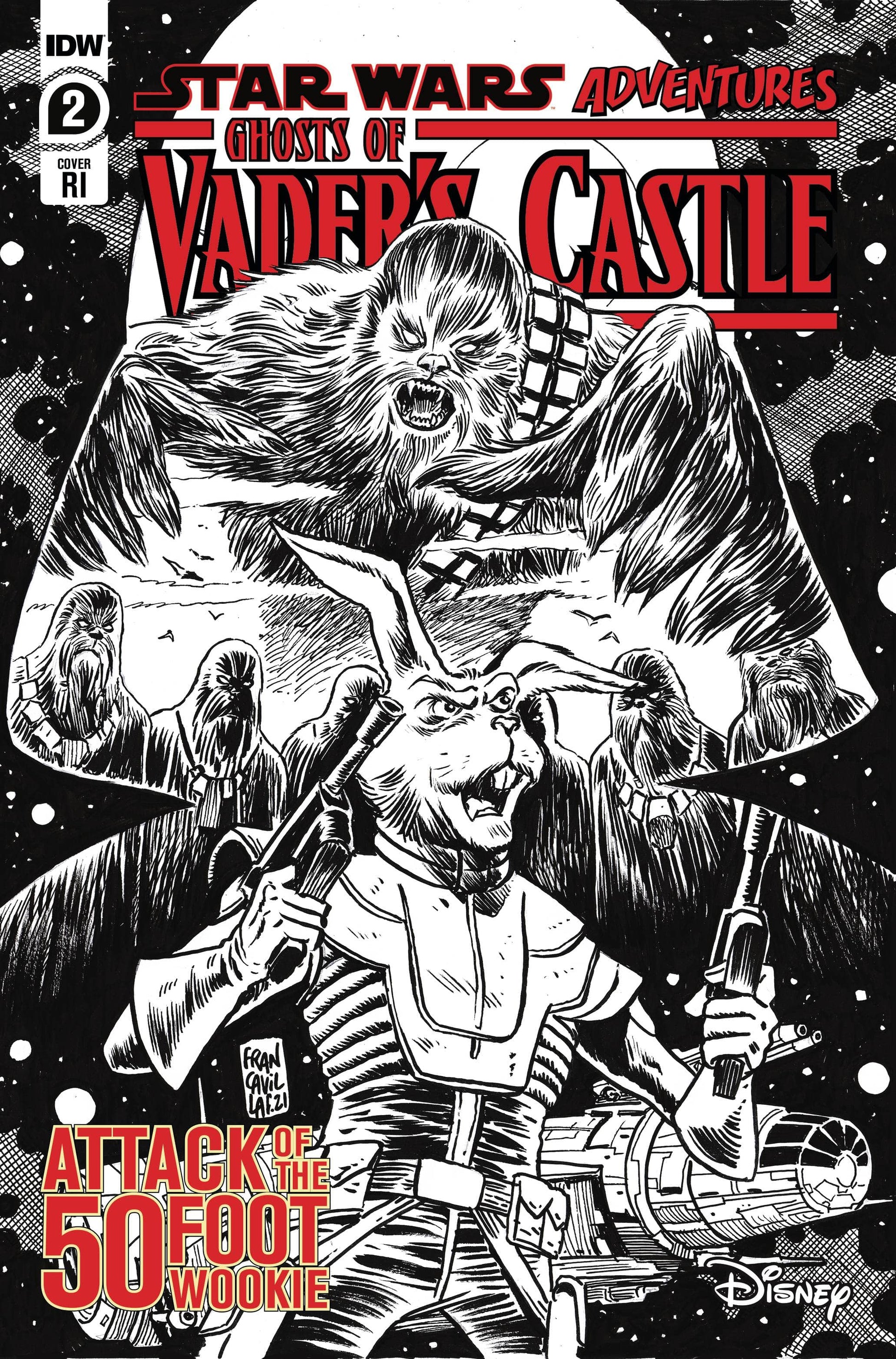 IDW PUBLISHING COMIC BOOK STAR WARS ADV GHOST VADERS CASTLE #2 (OF 5) CVR C 10 COPY FR