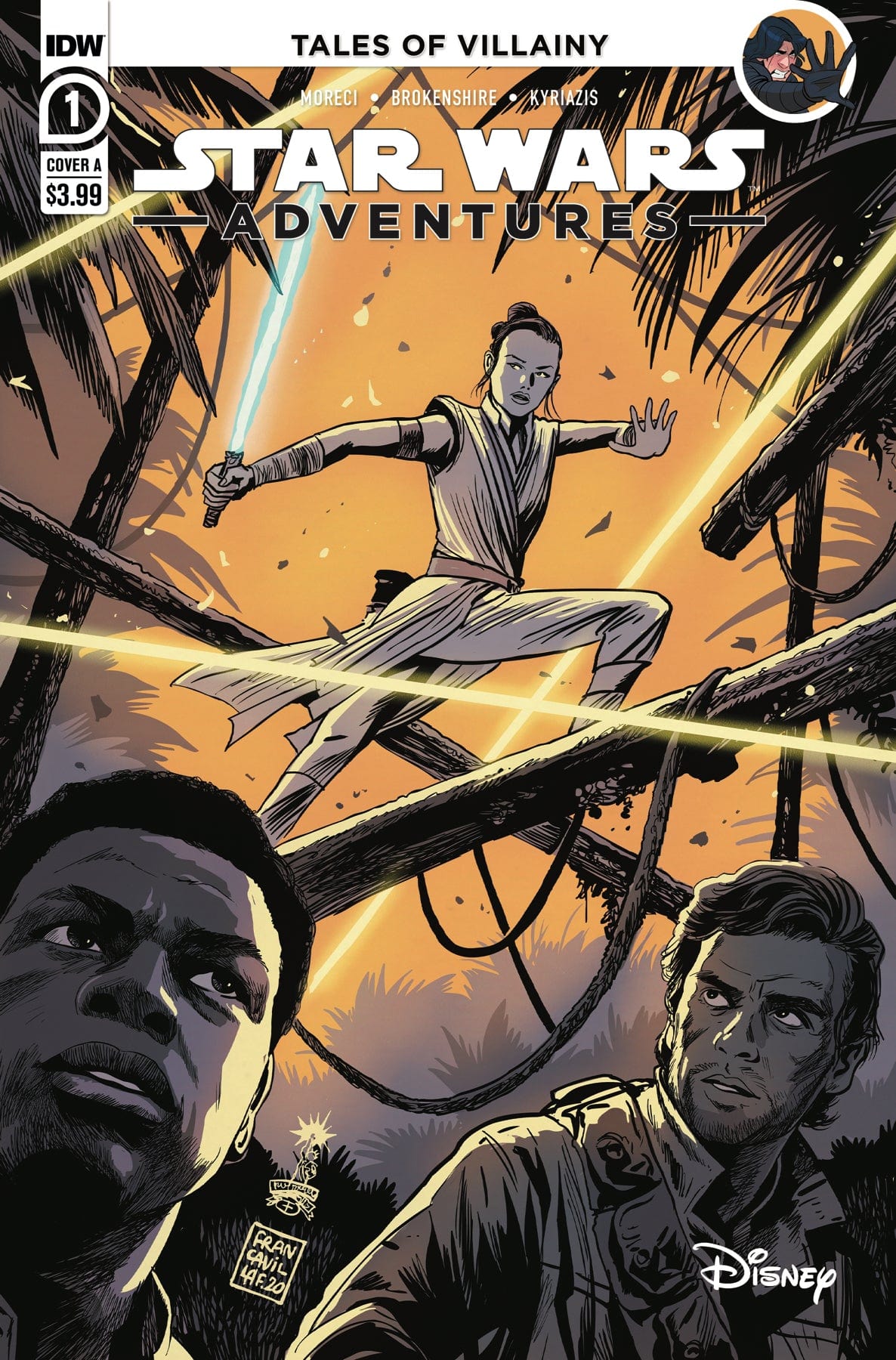 IDW PUBLISHING comic book STAR WARS ADVENTURES (2020) #1 CVR A FRANCAVILLA