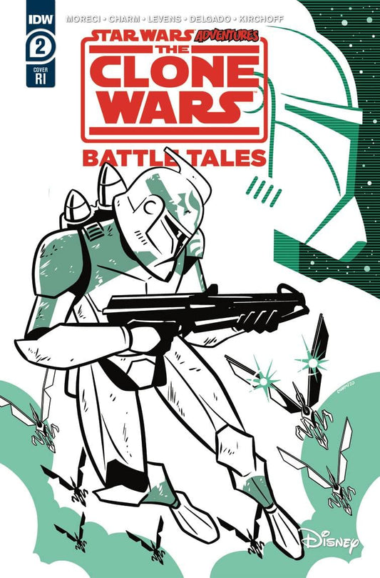 IDW PUBLISHING COMIC BOOK STAR WARS ADVENTURES CLONE WARS #2 (OF 5) 10 COPY INCV CHARM