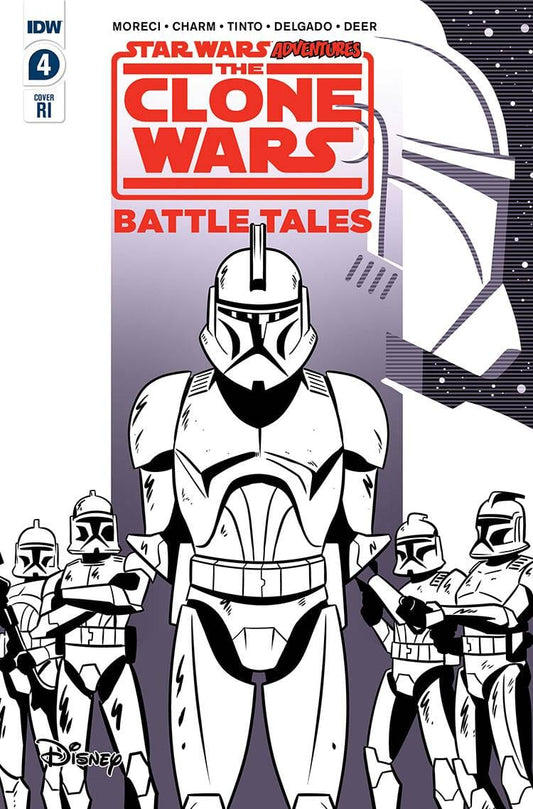 IDW PUBLISHING comic book STAR WARS ADVENTURES CLONE WARS #4 (OF 5) 10 COPY INCV CHARM