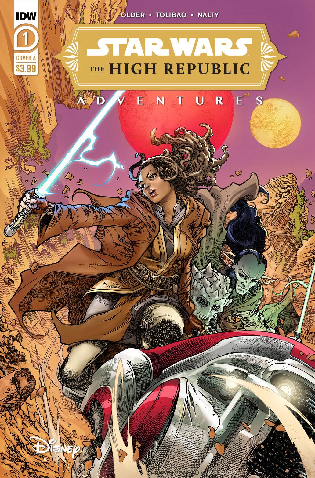 IDW PUBLISHING COMIC BOOK STAR WARS HIGH REPUBLIC ADVENTURES #1 (C: 1-0-0)