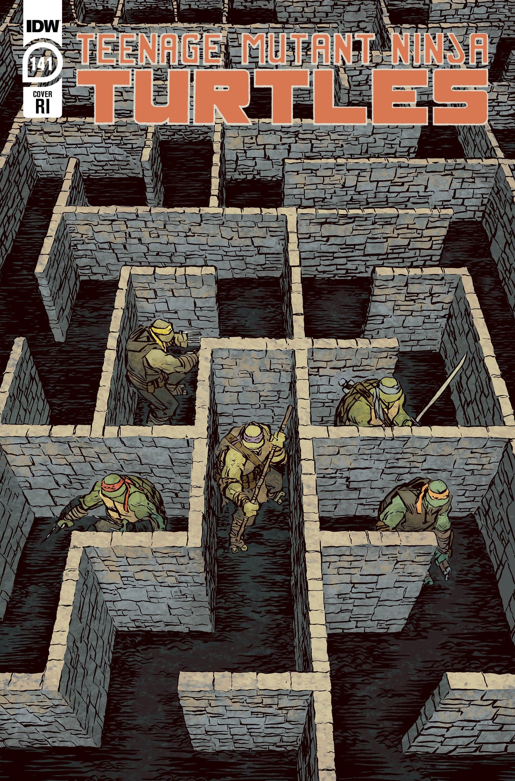 IDW PUBLISHING COMIC BOOK Teenage Mutant Ninja Turtles #141 Variant Ri (10) (Lonergan)