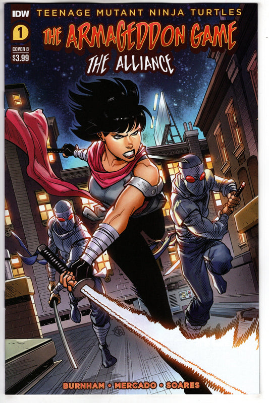 IDW PUBLISHING COMIC BOOK Teenage Mutant Ninja Turtles Armageddon Game Alliance #1 Cover B Medel