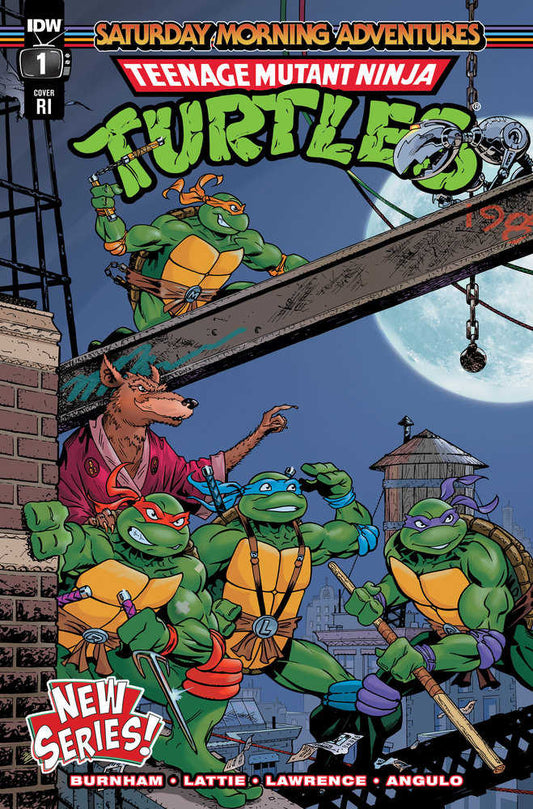 IDW Publishing COMIC BOOK Teenage Mutant Ninja Turtles Saturday Morning Adventure Continued #1 Cover D 10 Copy Variant Edition