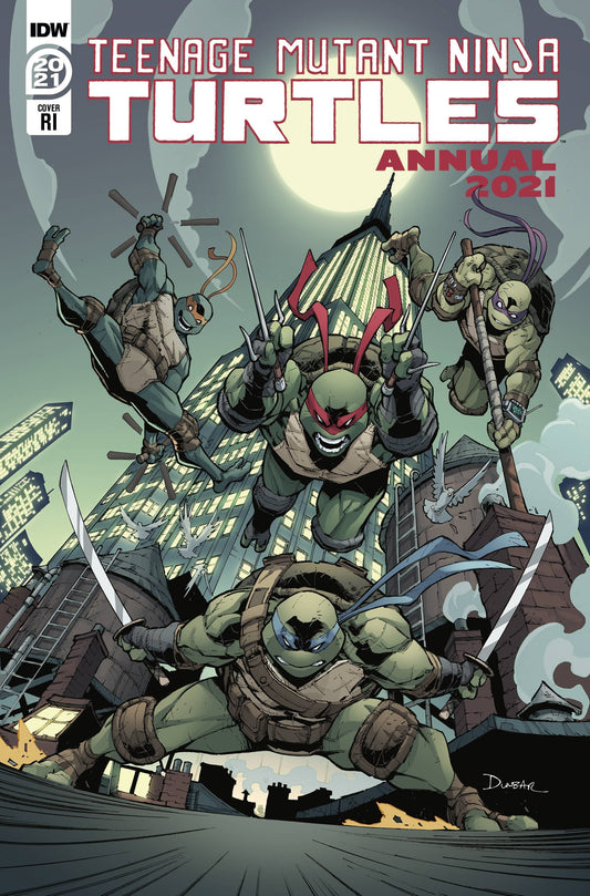 IDW PUBLISHING COMIC BOOK TMNT ANNUAL 2021 10 COPY INCV MAX DUNBAR (NET)