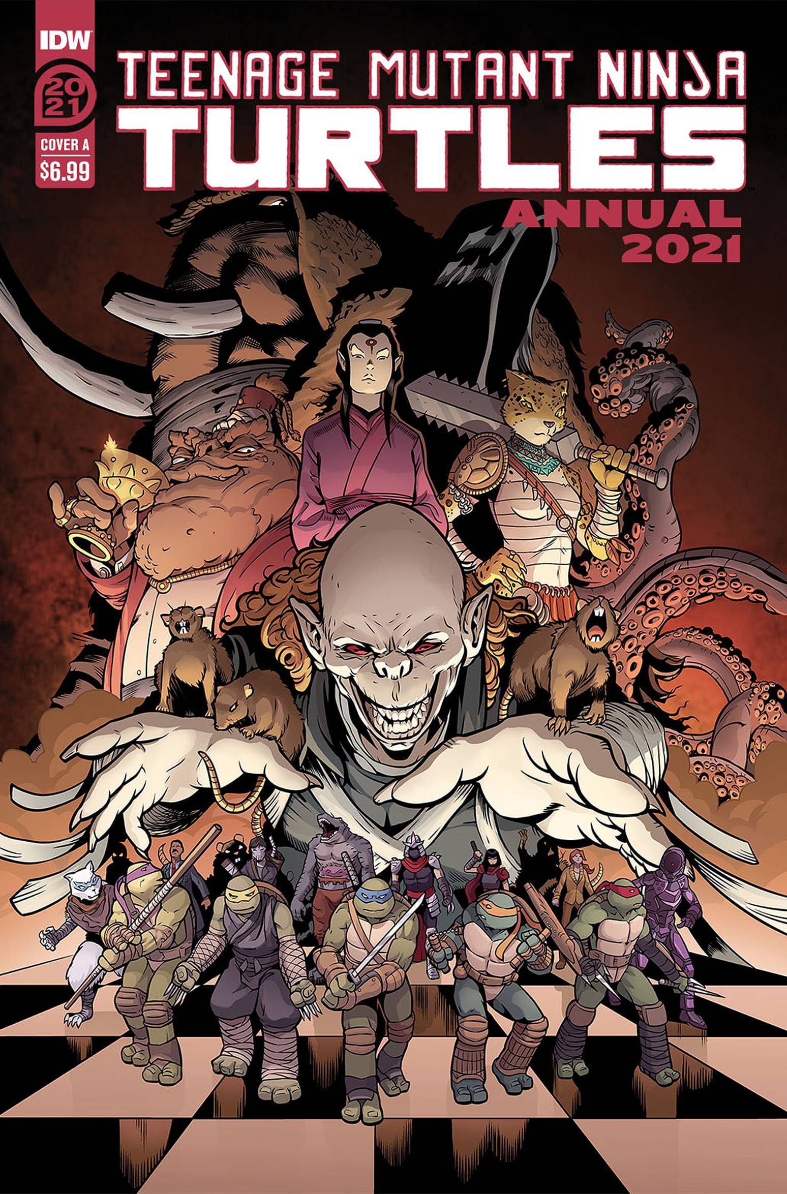 IDW PUBLISHING COMIC BOOK TMNT ANNUAL 2021 CVR A CASEY MALONEY
