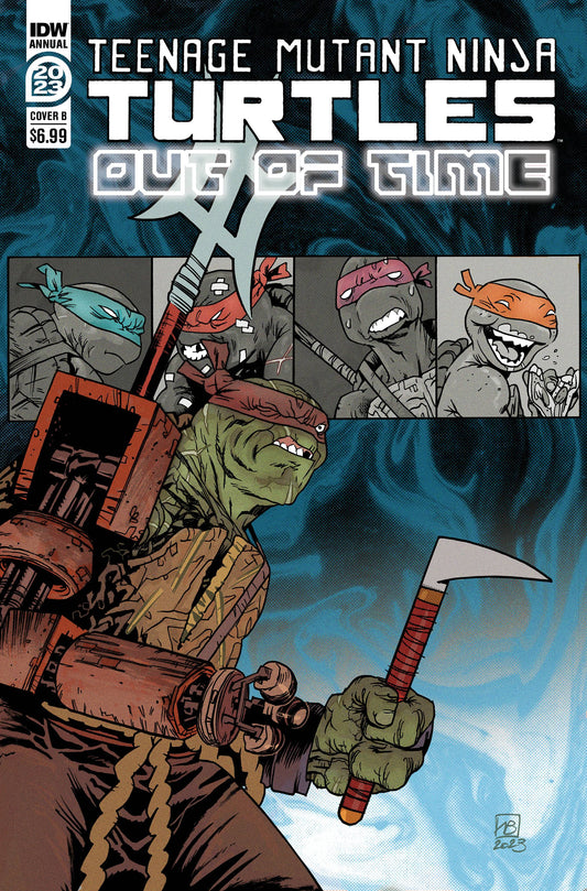 IDW PUBLISHING COMIC BOOK TMNT ANNUAL 2023 CVR B LEGOSTAEV