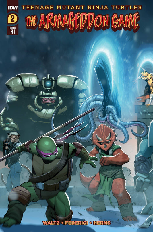 IDW PUBLISHING COMIC BOOK TMNT ARMAGEDDON GAME #2 CVR D 10 COPY INCV QUALANO (Net)