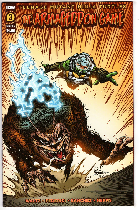 IDW PUBLISHING COMIC BOOK TMNT ARMAGEDDON GAME #3 CVR C EASTMAN