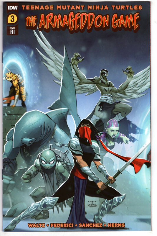 IDW PUBLISHING COMIC BOOK TMNT ARMAGEDDON GAME #3 CVR RI VARIANT