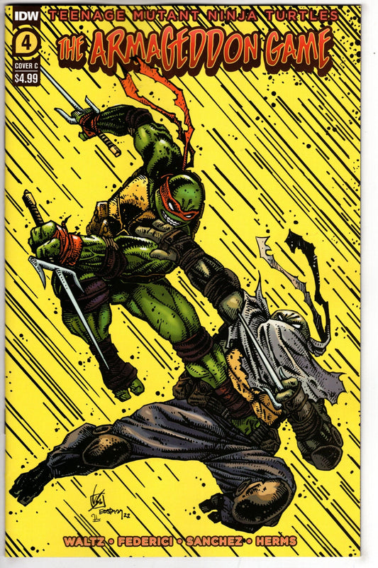 IDW PUBLISHING COMIC BOOK TMNT ARMAGEDDON GAME #4 CVR C EASTMAN (MR)