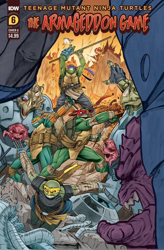 IDW PUBLISHING COMIC BOOK TMNT ARMAGEDDON GAME #6 CVR A FEDERICI