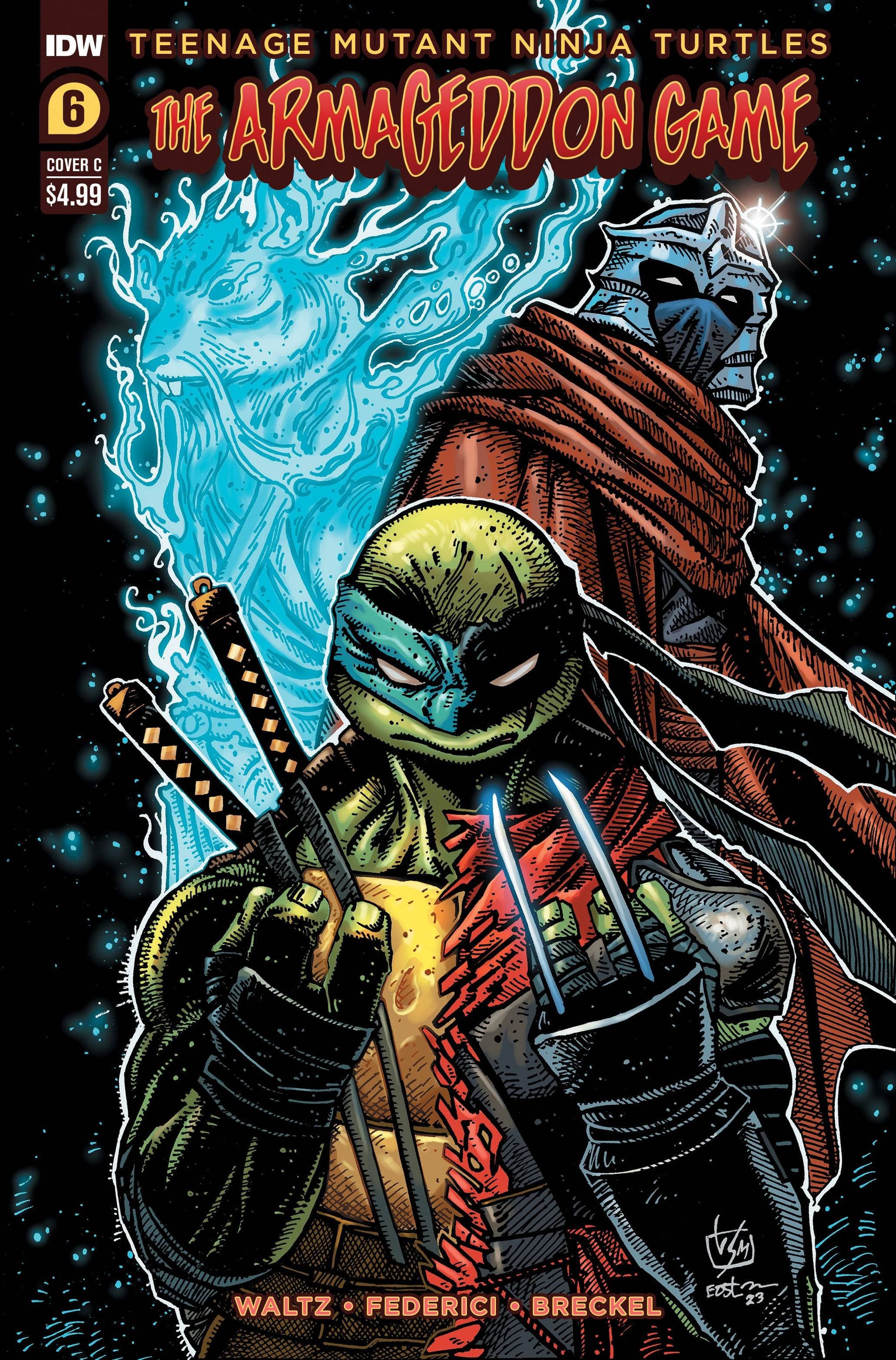 IDW PUBLISHING COMIC BOOK TMNT ARMAGEDDON GAME #6 CVR C EASTMAN